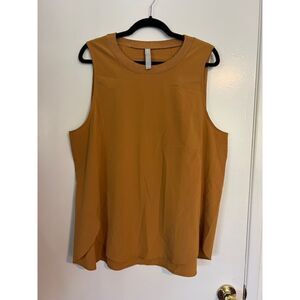 Athleta Mustard Lightweight Sleeveless Tank Top 14
